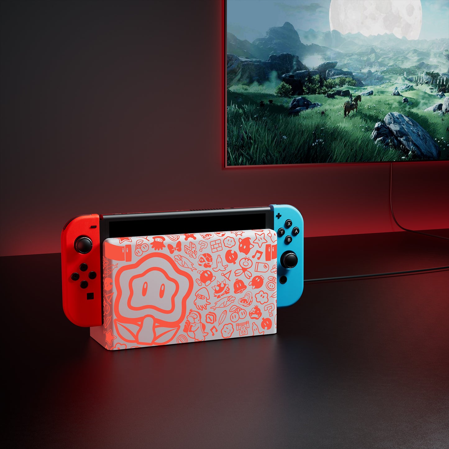FUNLAB Lumindock Switch Docking Station with Joy-Con Charger - Wonder