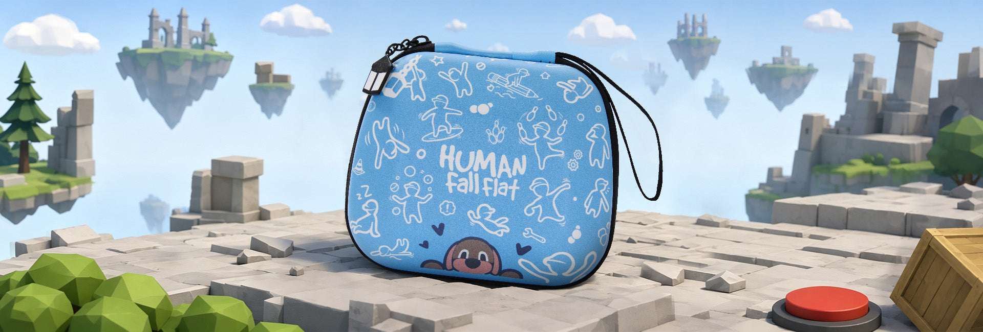 FunCase Controller Carrying Case - HUMAN FALL FLAT Edition