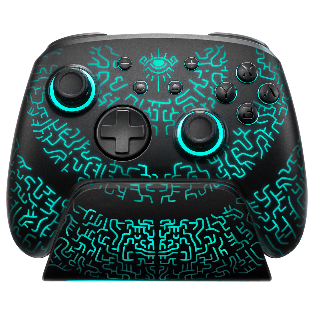 FUNLAB Luminex Switch/Switch2 Pro Controller with Charging Dock - Miner lit