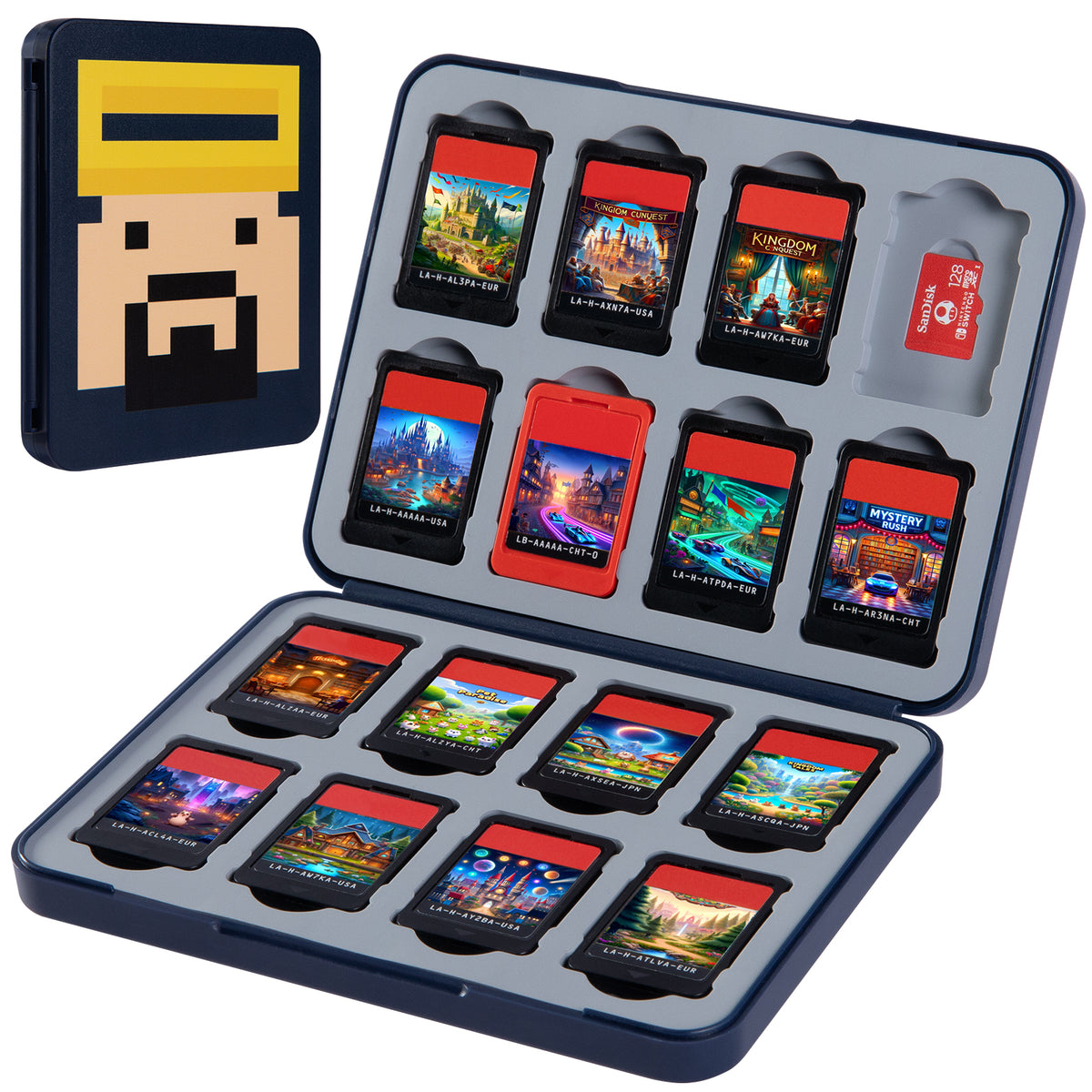 FUNLAB 16 Switch/Switch2 Game Cards Case - Dave