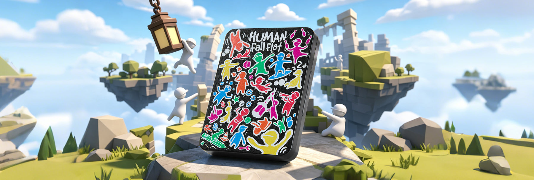 FUNLAB   X  Human Fall Flat 16-Slot Game Card Case