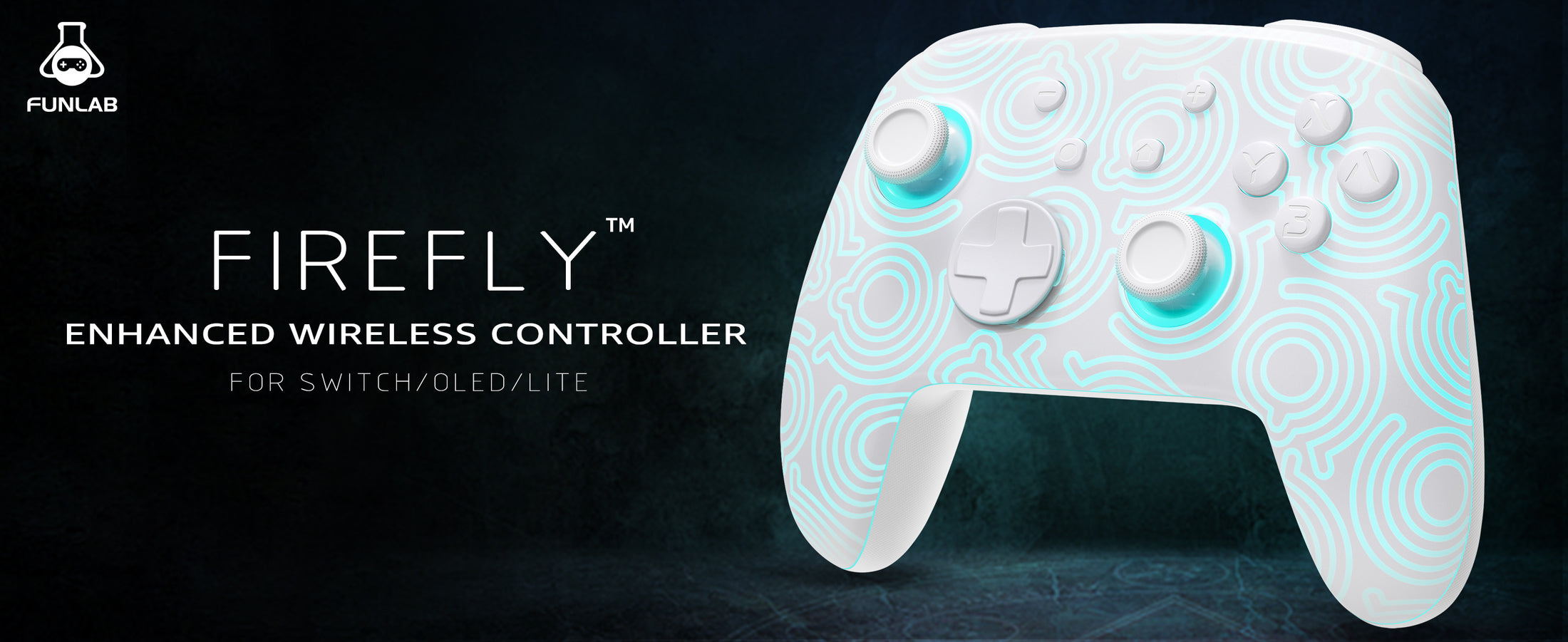FUNLAB Firefly Switch/Switch2 Pro Controller - Kakariko