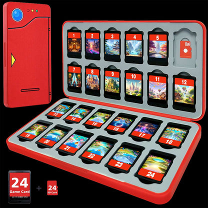 FUNLAB FunVault POKEDEX 24 Switch/Switch2 Game Cards Case