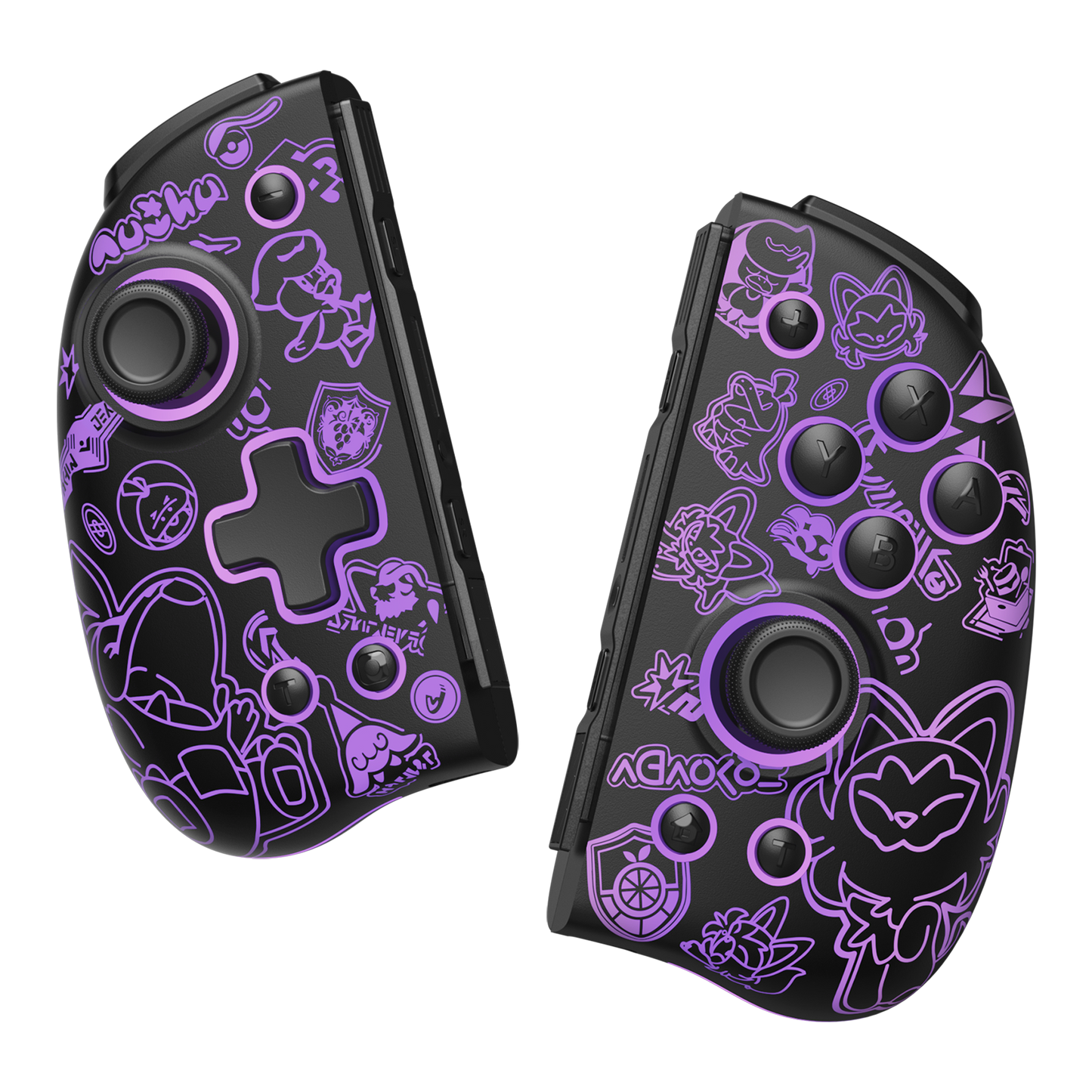 FUNLAB Luminous Joy-pad - Scarlet & Violet