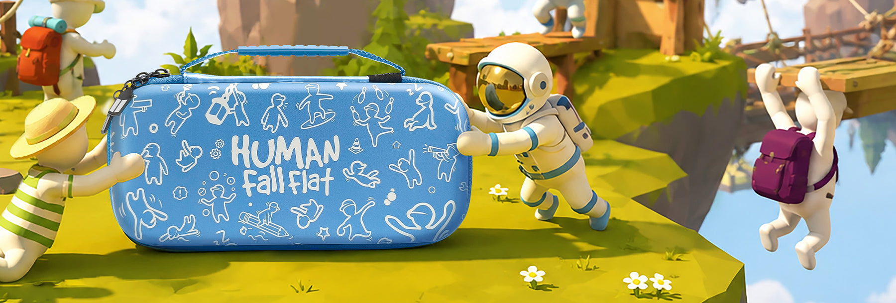 FUNLAB X Human Fall Flat Protective Carry Case for Switch / Switch 2