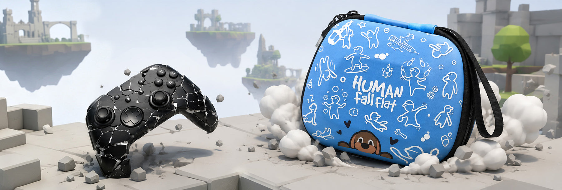FUNLAB X Human Fall Flat Controller Protective Case