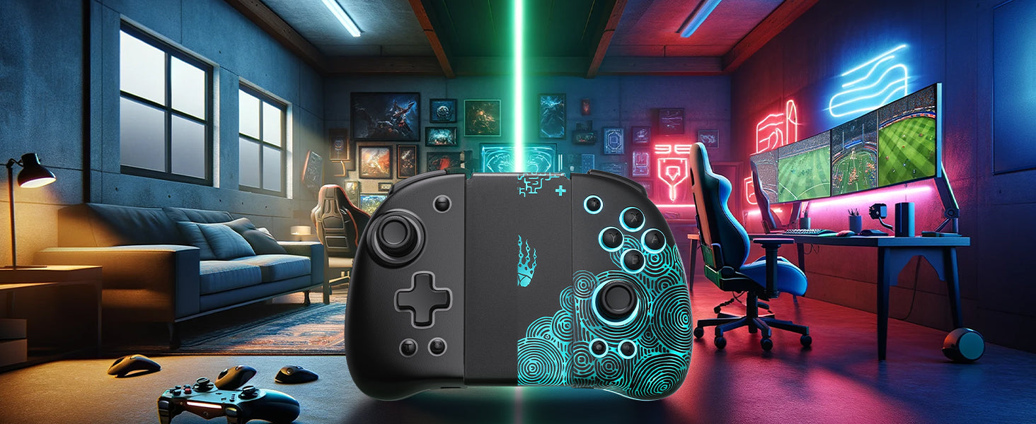 FUNLAB Lumingrip Joy-Con Charging Grip - Ultrahand