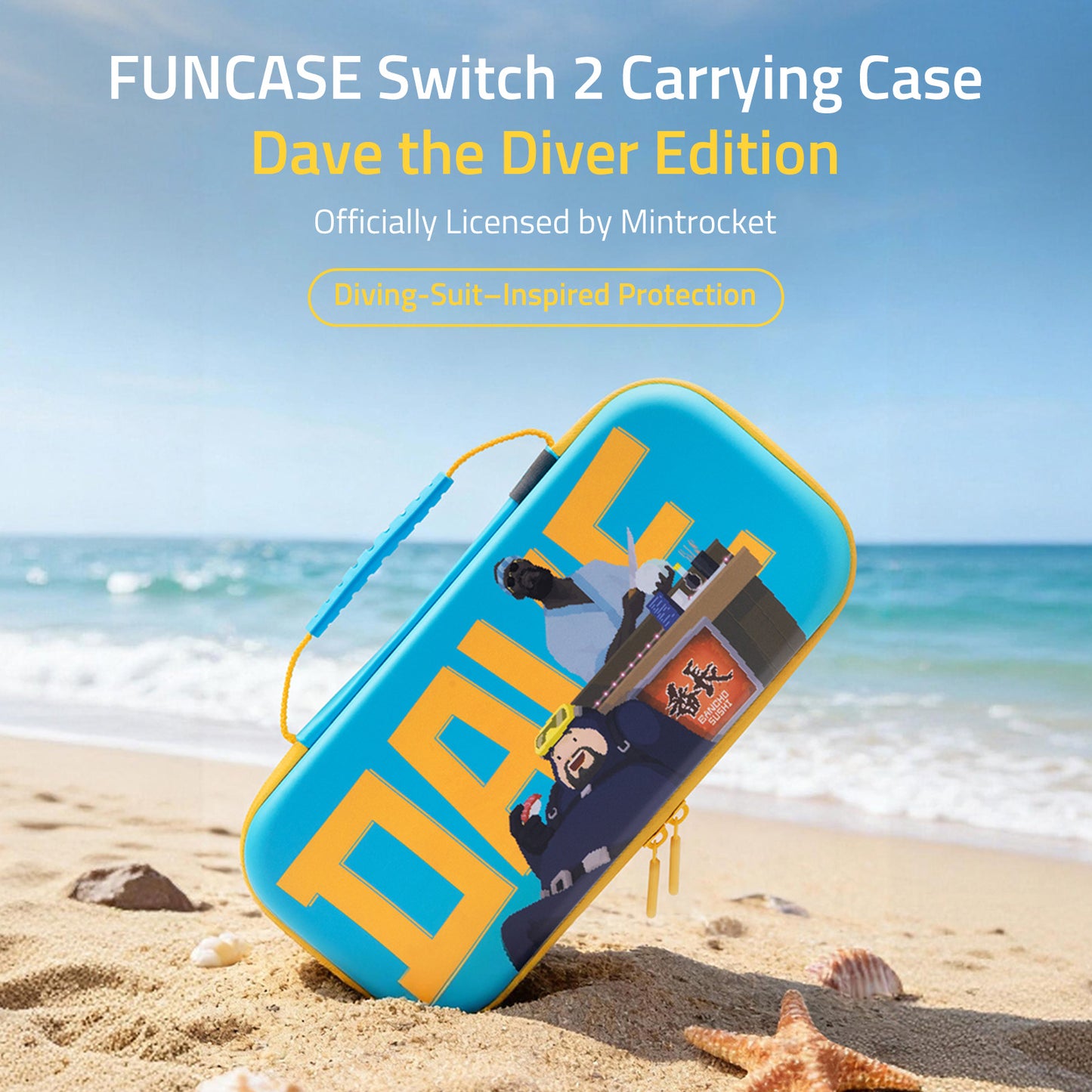 FUNLAB FunCase Mix Switch 2 Carrying Case -DAVE THE DIVER