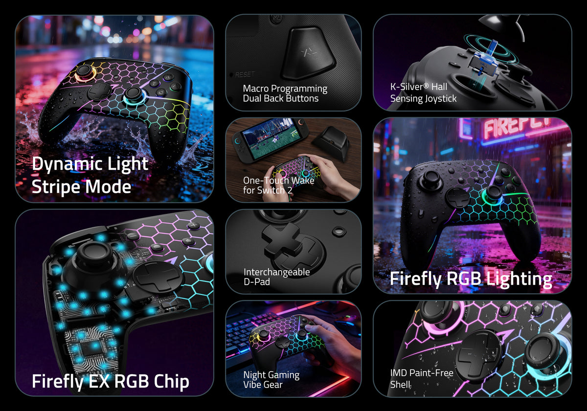 CRISP, TACTILE CONTROLS