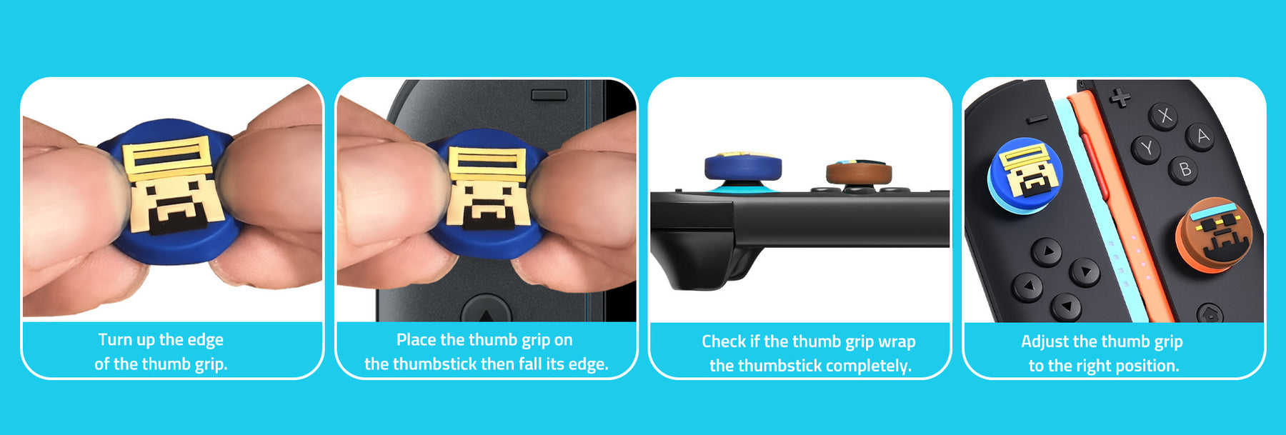 FUNLAB Switch 2 Thumb Grips - Dave
