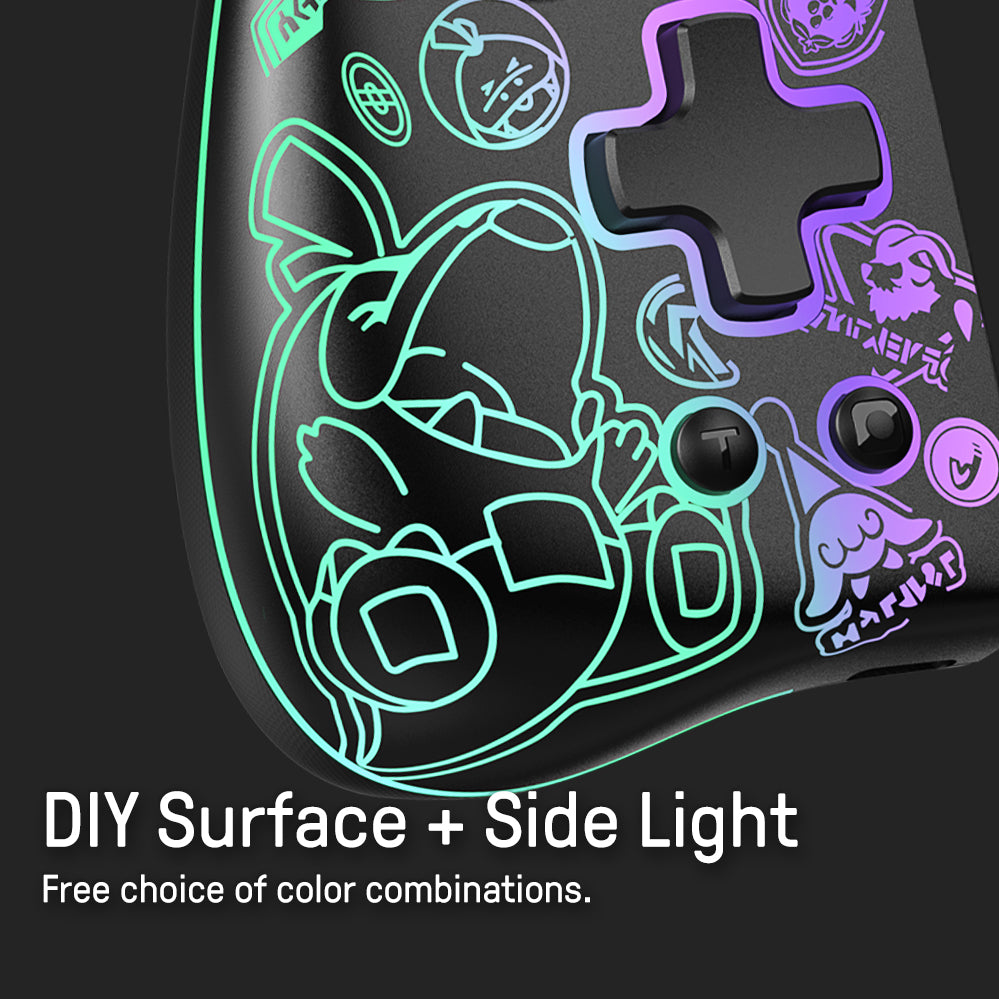 FUNLAB Luminous Joy-pad for Nintendo Switch / OLED - Scarlet & Violet