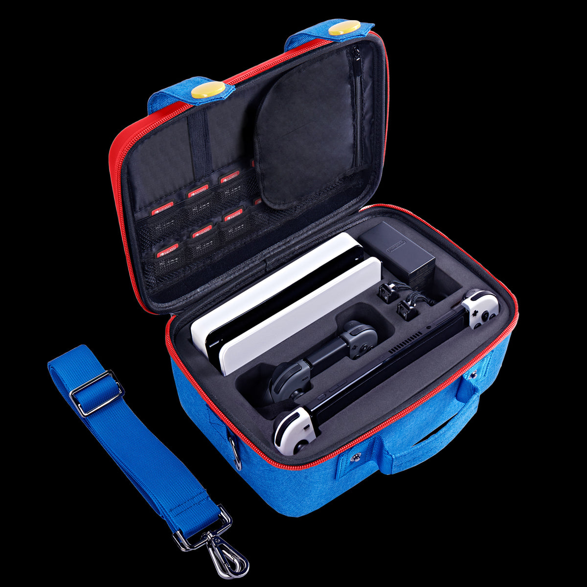 FUNLAB Games Guardian Switch Travel Case - Overall Red