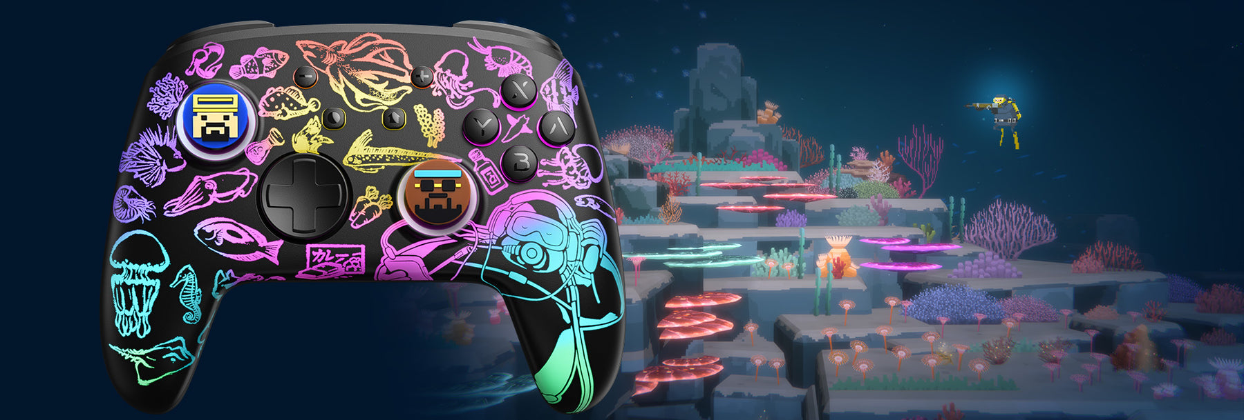 FUNLAB Switch 2 Thumb Grips - Dave