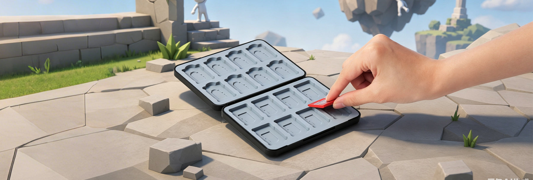FUNLAB   X  Human Fall Flat 16-Slot Game Card Case