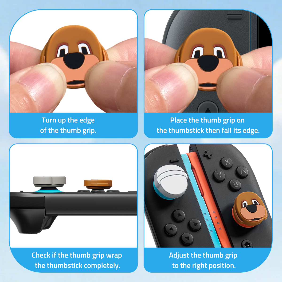 Thumb Grips - HUMAN FALL FLAT Edition