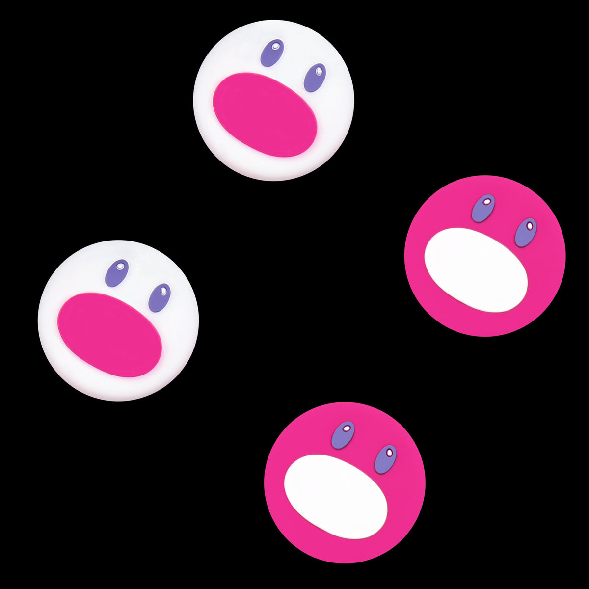 FUNLAB Switch Thumb Grips - Pink & White