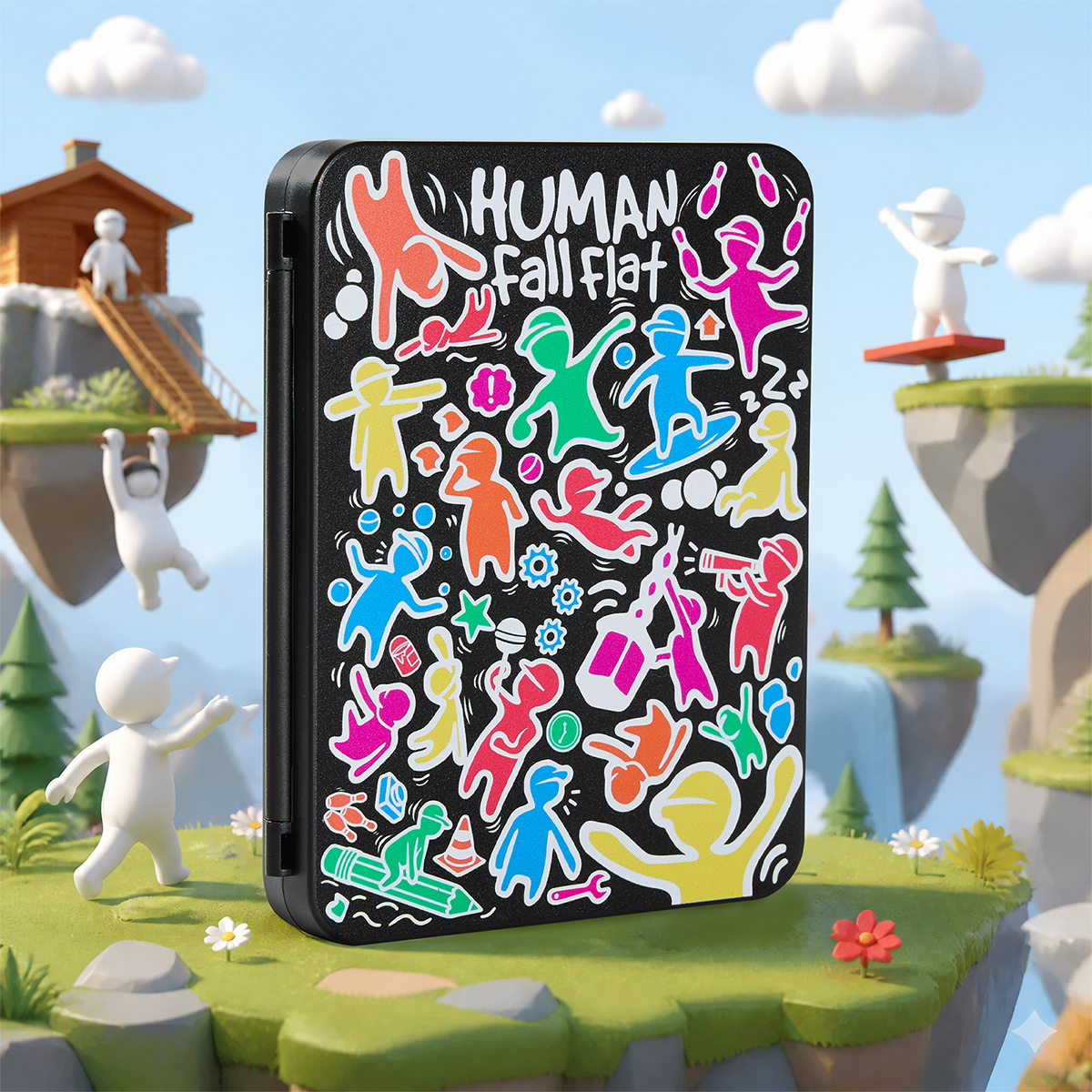 FUNLAB   X  Human Fall Flat 16-Slot Game Card Case