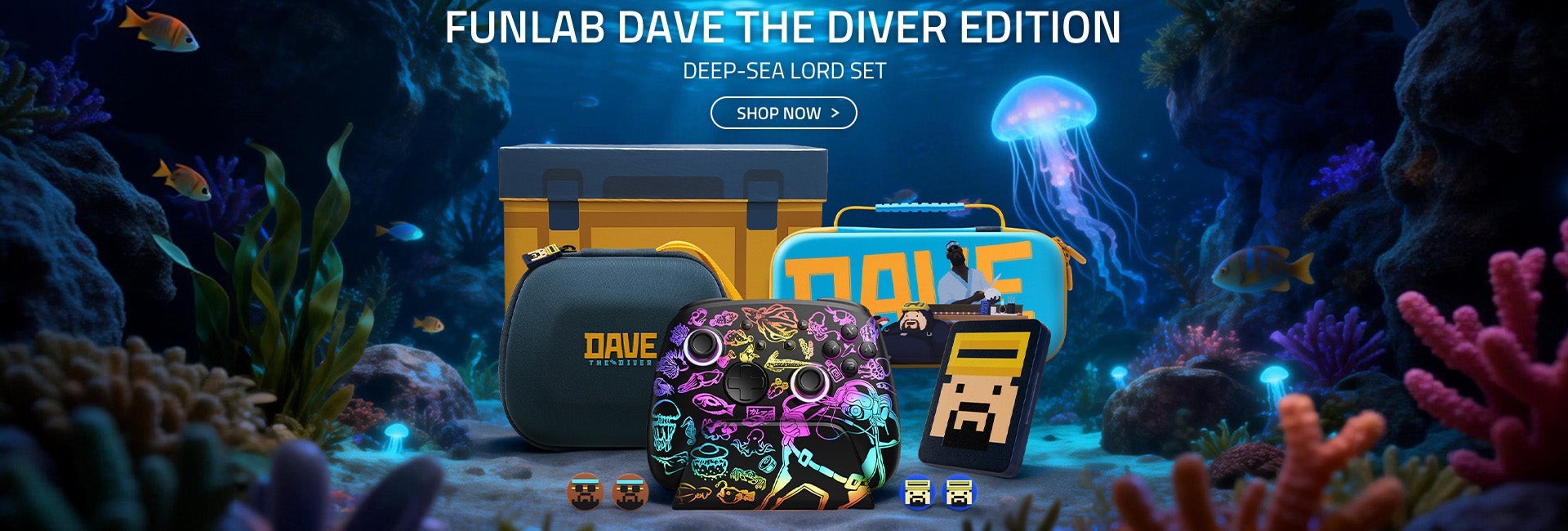 Dave the Diver x FUNLAB collection banner