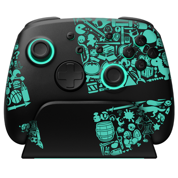 FUNLAB Luminex Switch/Switch2 Pro Controller with Charging Dock - Smash