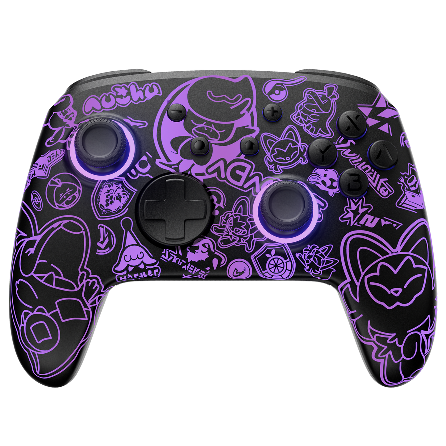 FUNLAB Firefly Pro Controller Scarlet & Violet - Hidden Glow lit