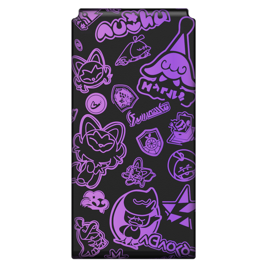 FUNLAB Lumingrip Joy-Con Charging Grip - Scarlet & Violet