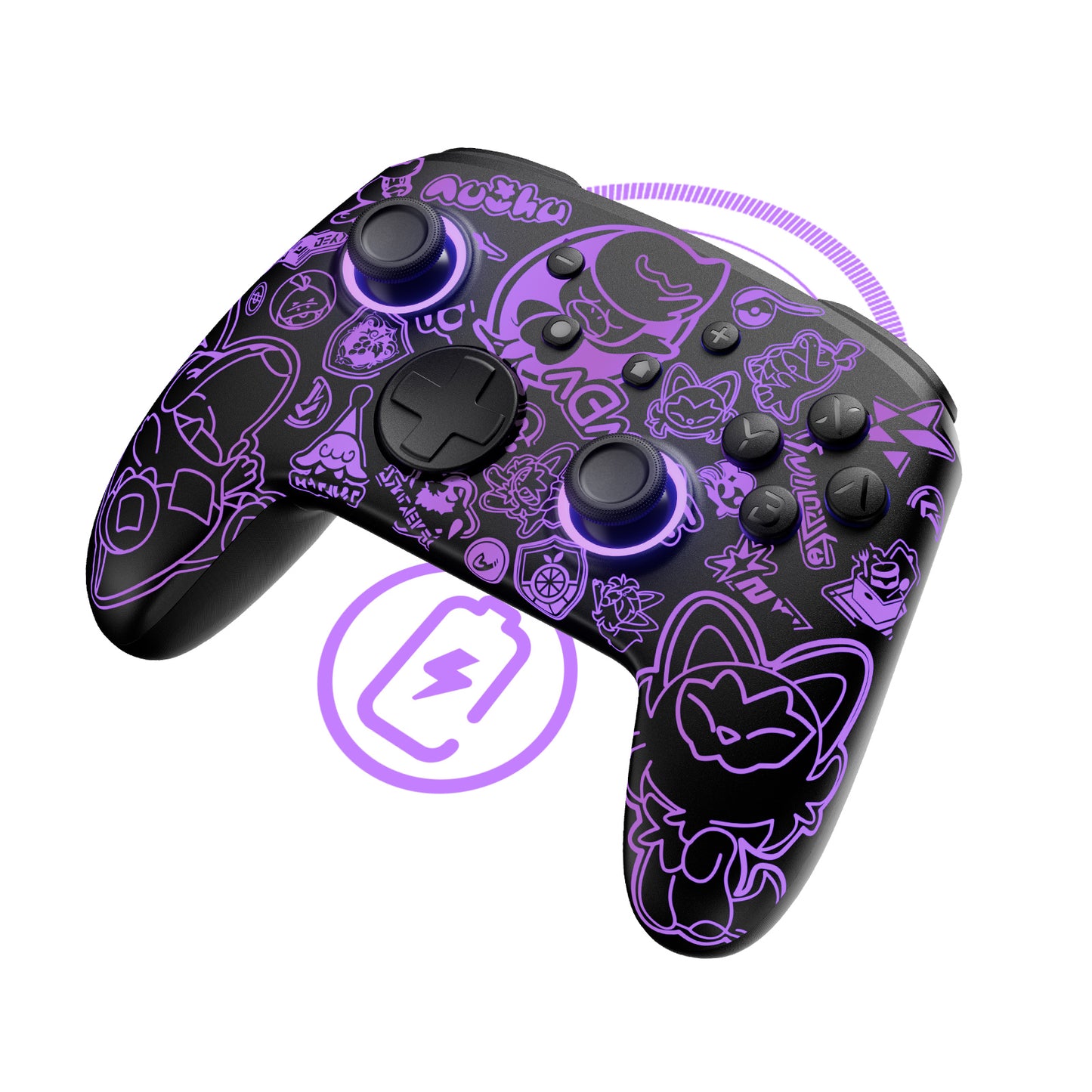 FUNLAB Firefly Pro Controller - Scarlet & Violet