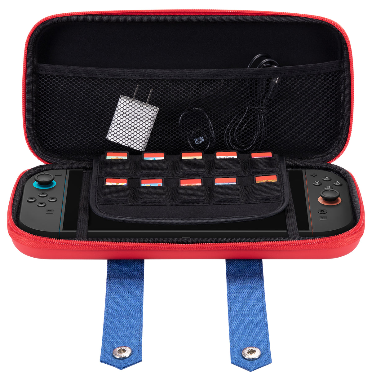 FUNLAB Funcase Switch 2 Carrying Case - Overall Red