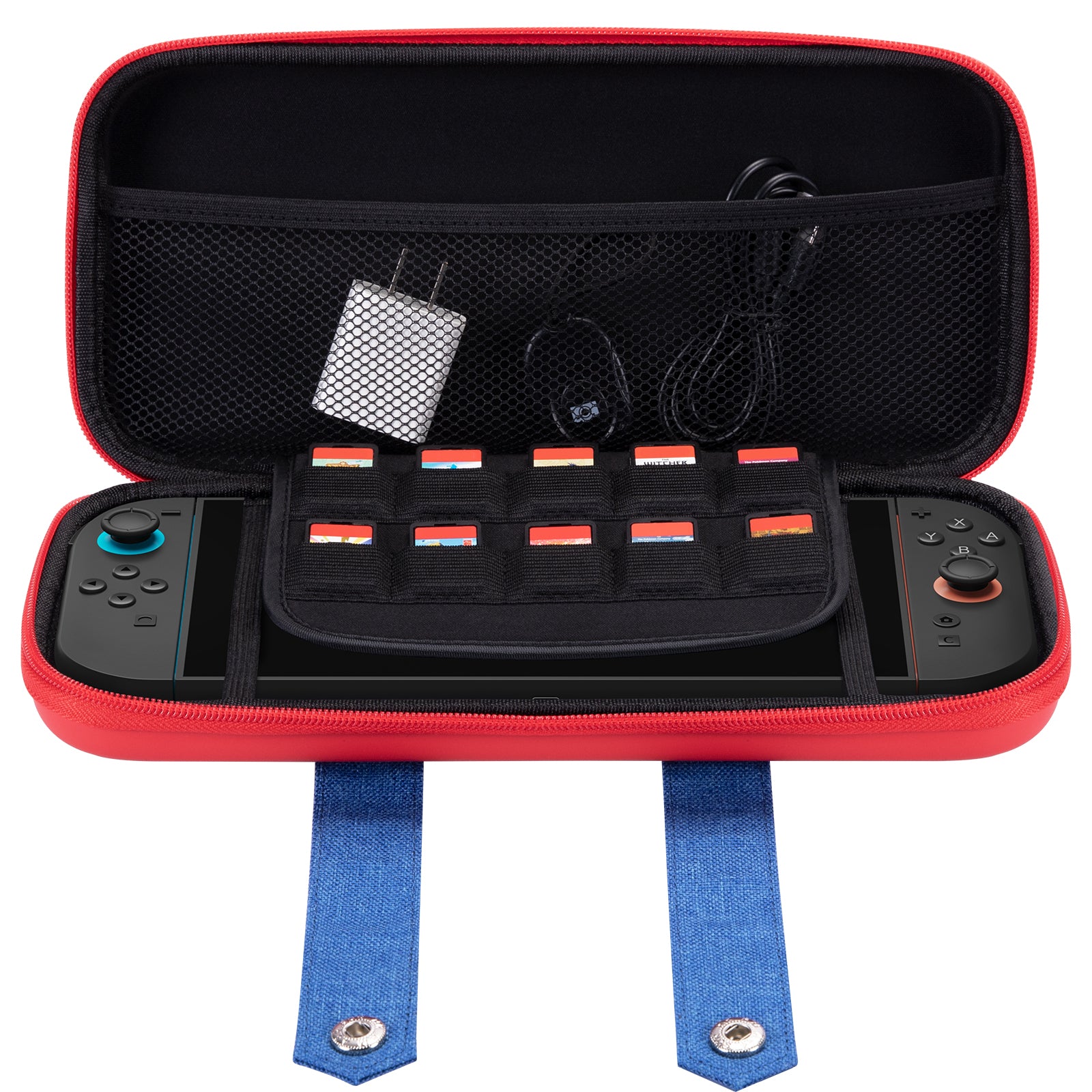 FUNLAB Funcase Switch 2 Carrying Case - Overall Red