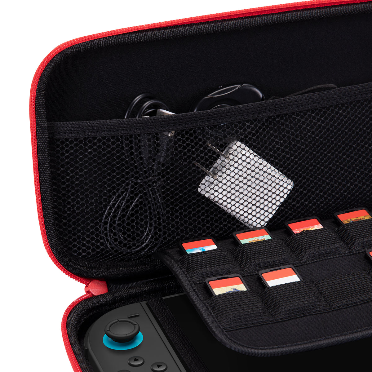 FUNLAB Funcase Switch 2 Carrying Case - Overall Red