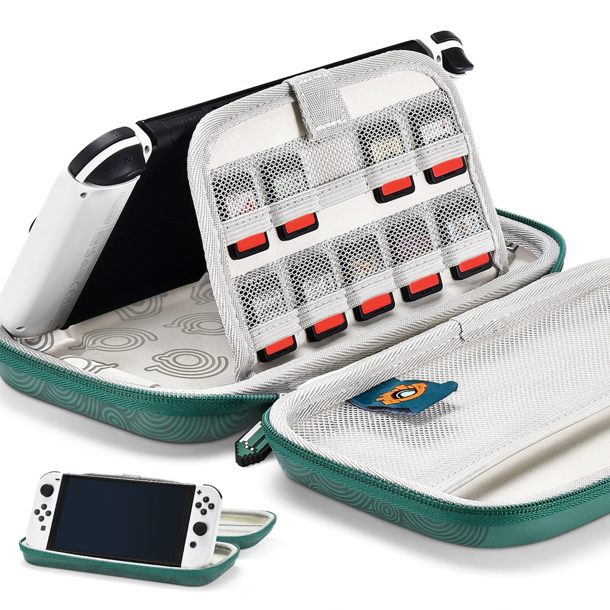 FUNLAB Games Guardian Switch Carrying Case - Zonaite Green