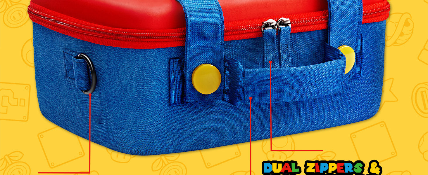 FUNLAB Games Guardian Switch Travel Case - Overall Red
