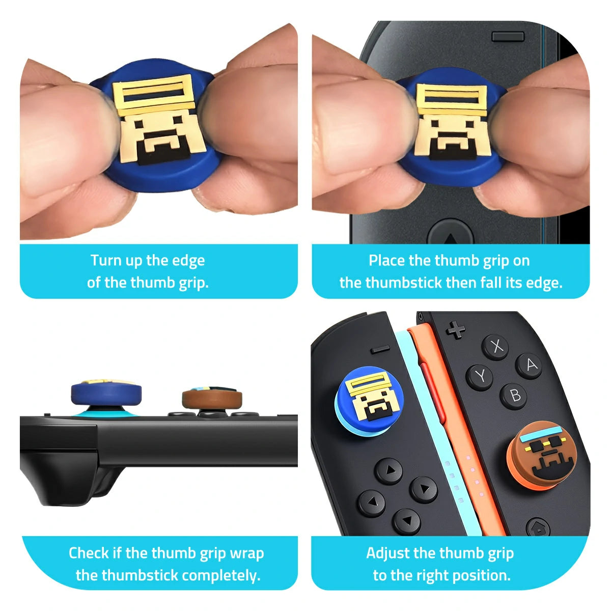 FUNLAB Switch 2 Thumb Grips - Dave-FUNLAB