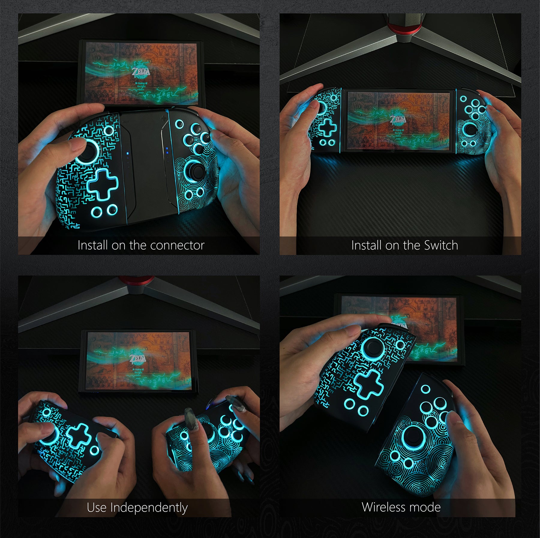 FUNLAB Luminous Joy-pad - Zonaite Black