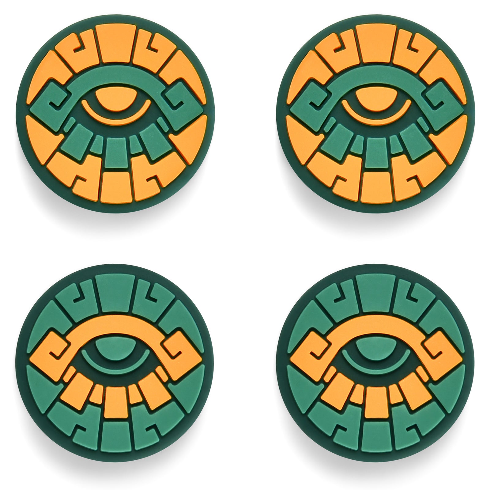 FUNLAB Switch Thumb Grips - Green & Yellow Eyes