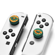 FUNLAB Switch Thumb Grips - Green & Yellow Eyes