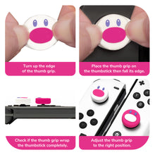 FUNLAB Switch Thumb Grips - Pink & White